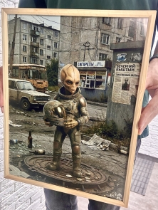 Постер 30х40 в деревянной рамке